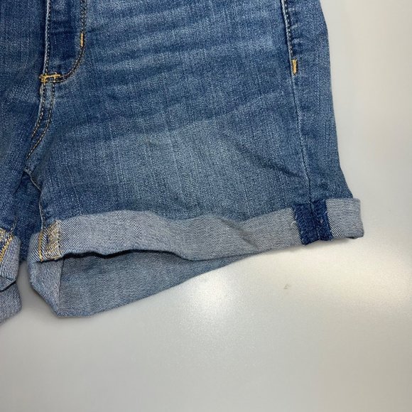 2 universal threads denim shorts size 00/24 blue red spring summer - Picture 4 of 10